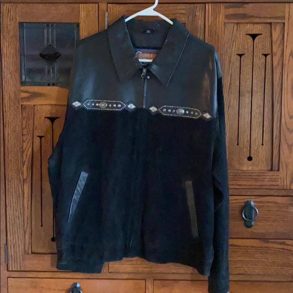 Men's Cripple Creek Western Cowboy/Leather Jacket